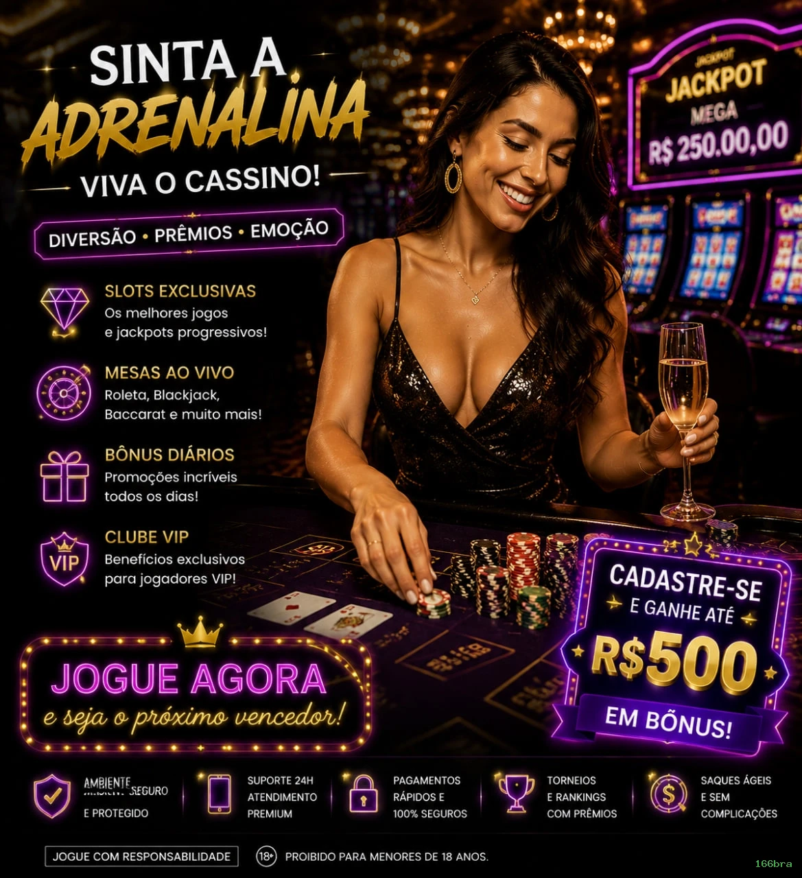 Dealers profissionais da 166bra